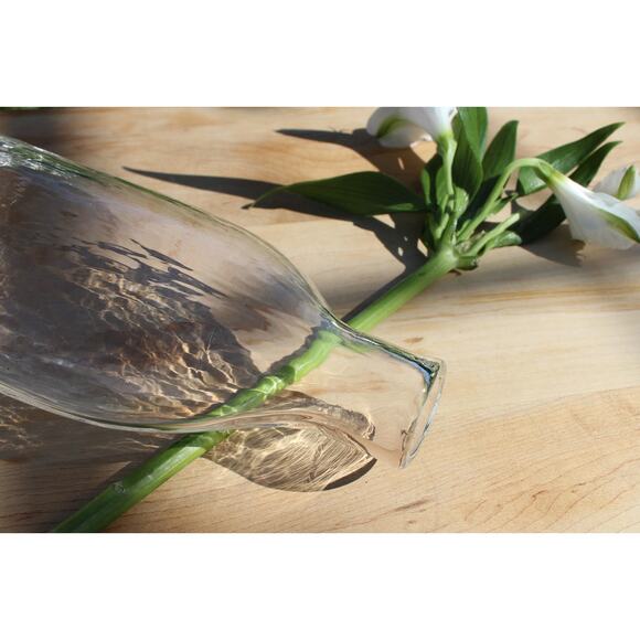 Decorative Vintage Clear Glass Bottle / SimpleVase - Picture 6 of 8